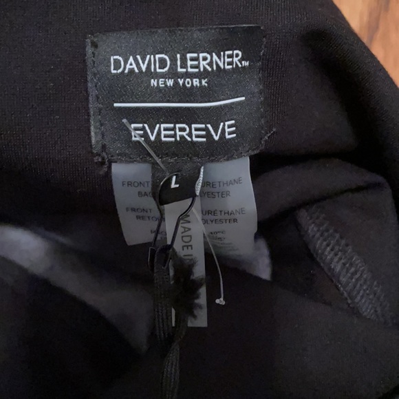 NWT Evereve David Lerner Women’s Faux Leather High Waisted Leggings Size Large - Picture 5 of 5